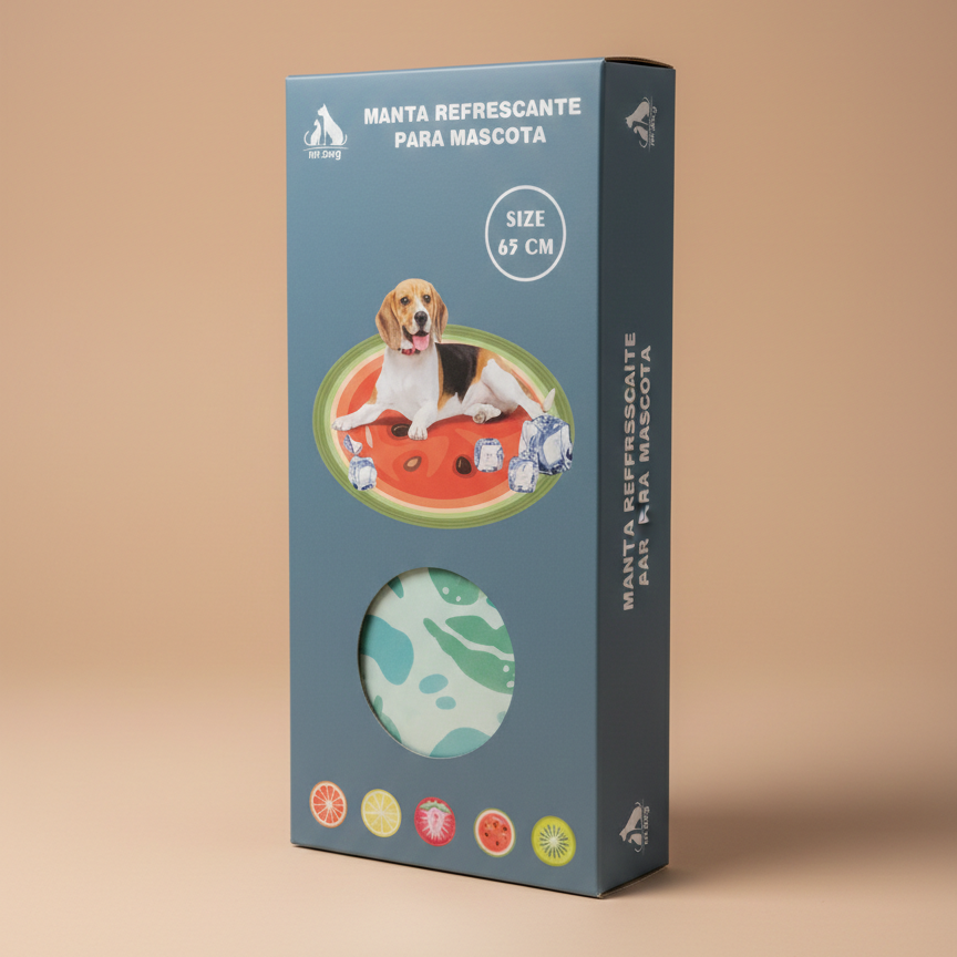 Manta Refrescante Grande de Gel para Mascotas (65 CM)