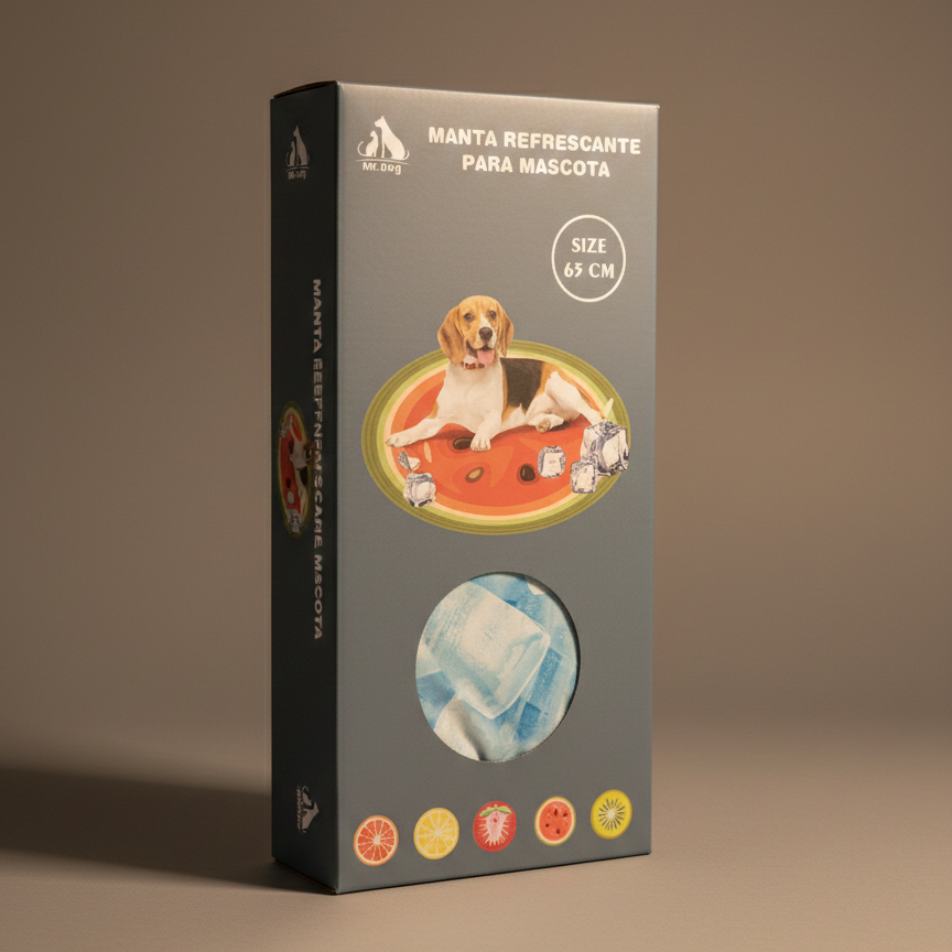 Manta Refrescante Grande de Gel para Mascotas (65 CM)