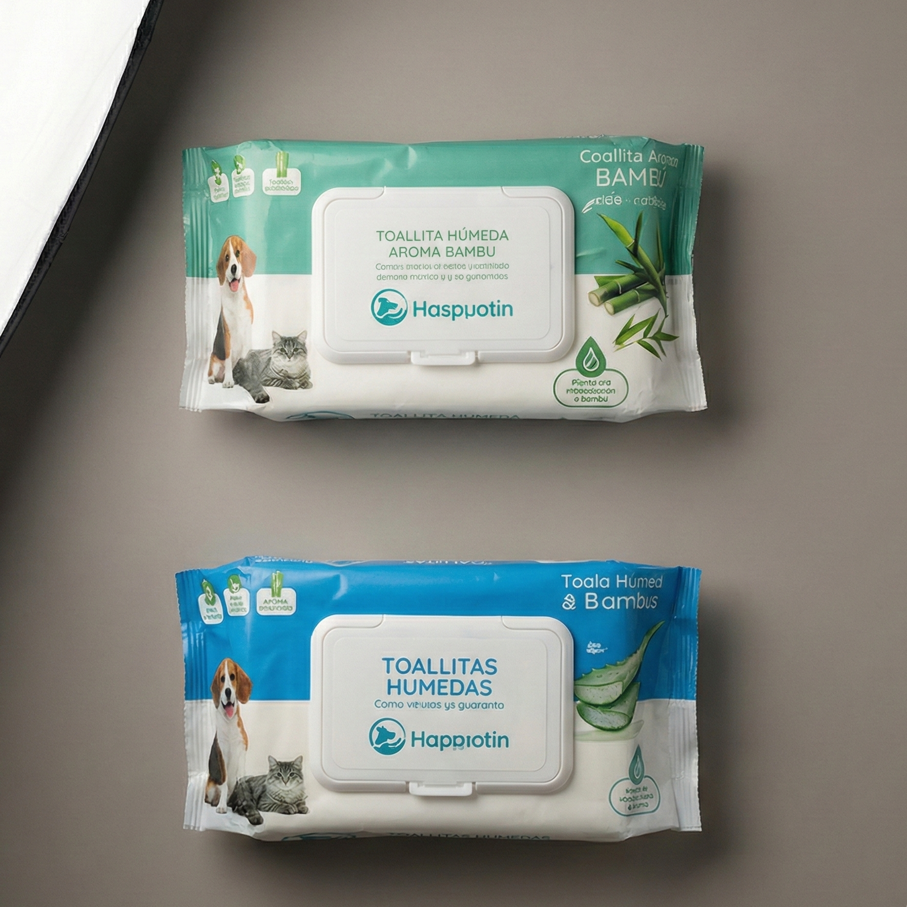 Toallitas Húmedas Limpiadoras y Desodorantes para Mascotas (Paquete 50 Uds)